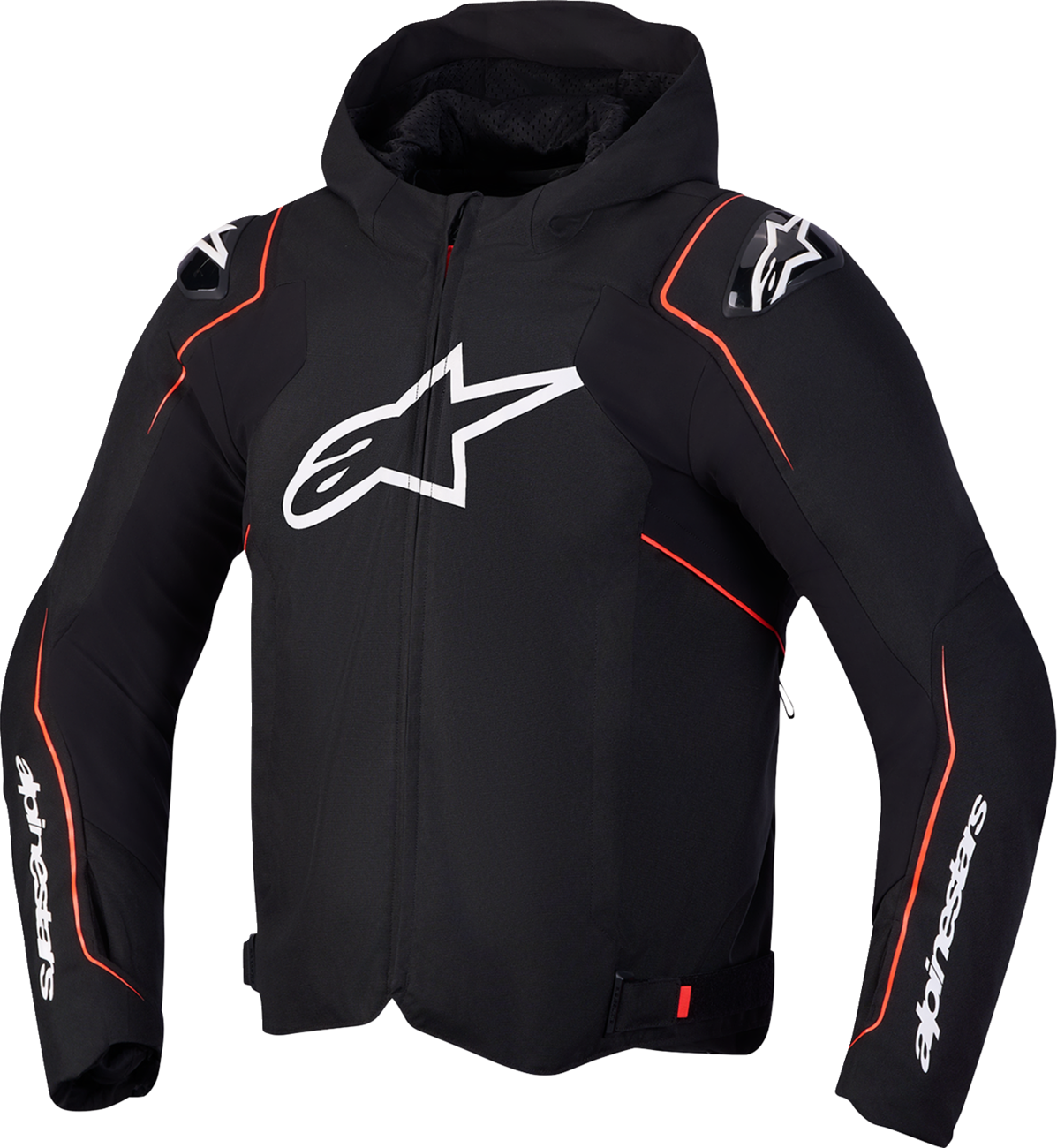 Alpinestars Zaca V2 Waterproof Jacket - Black/Red Fluo