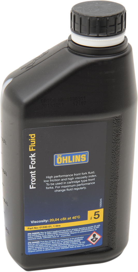 OHLINS Fork Oil - 5wt - 1L 01330-01