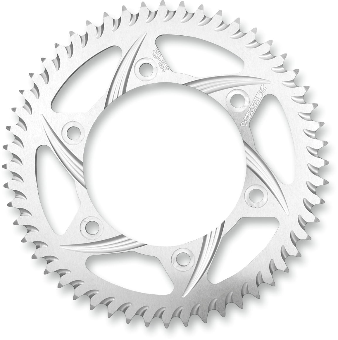 VORTEX Aluminum Sprocket - Silver - Rear - 43 Tooth 435-43