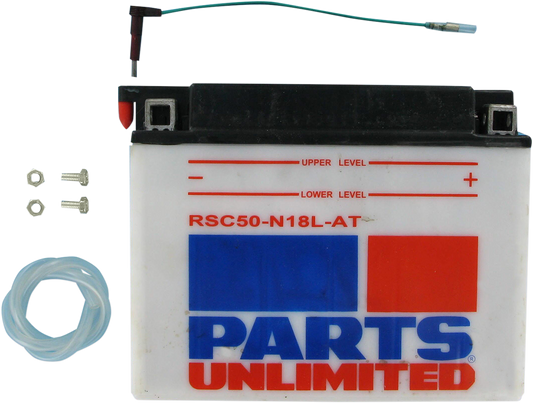PARTS UNLIMITED Battery - RSC50N18LAT with Sensor SC50-N18L-AT