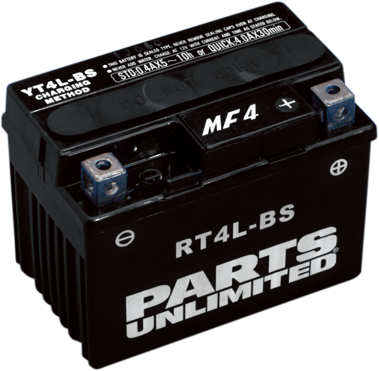 PARTS UNLIMITED AGM Battery - RTX4LBS .18 L CTX4L-BS