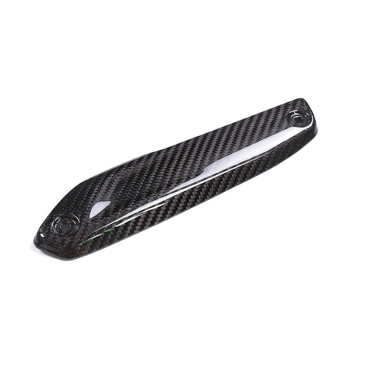 Akoso Carbon Tech - BMW F900R/XR - Carbon Fiber Exhaust Heat Shield Long - Twill/Gloss